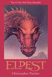 Scan of the book cover of Eldest