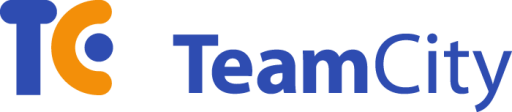 Official TeamCity logo depicting a blue T and orange C