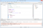 Screenshot of the Eclipse IDE compiling a C++ project using MingW