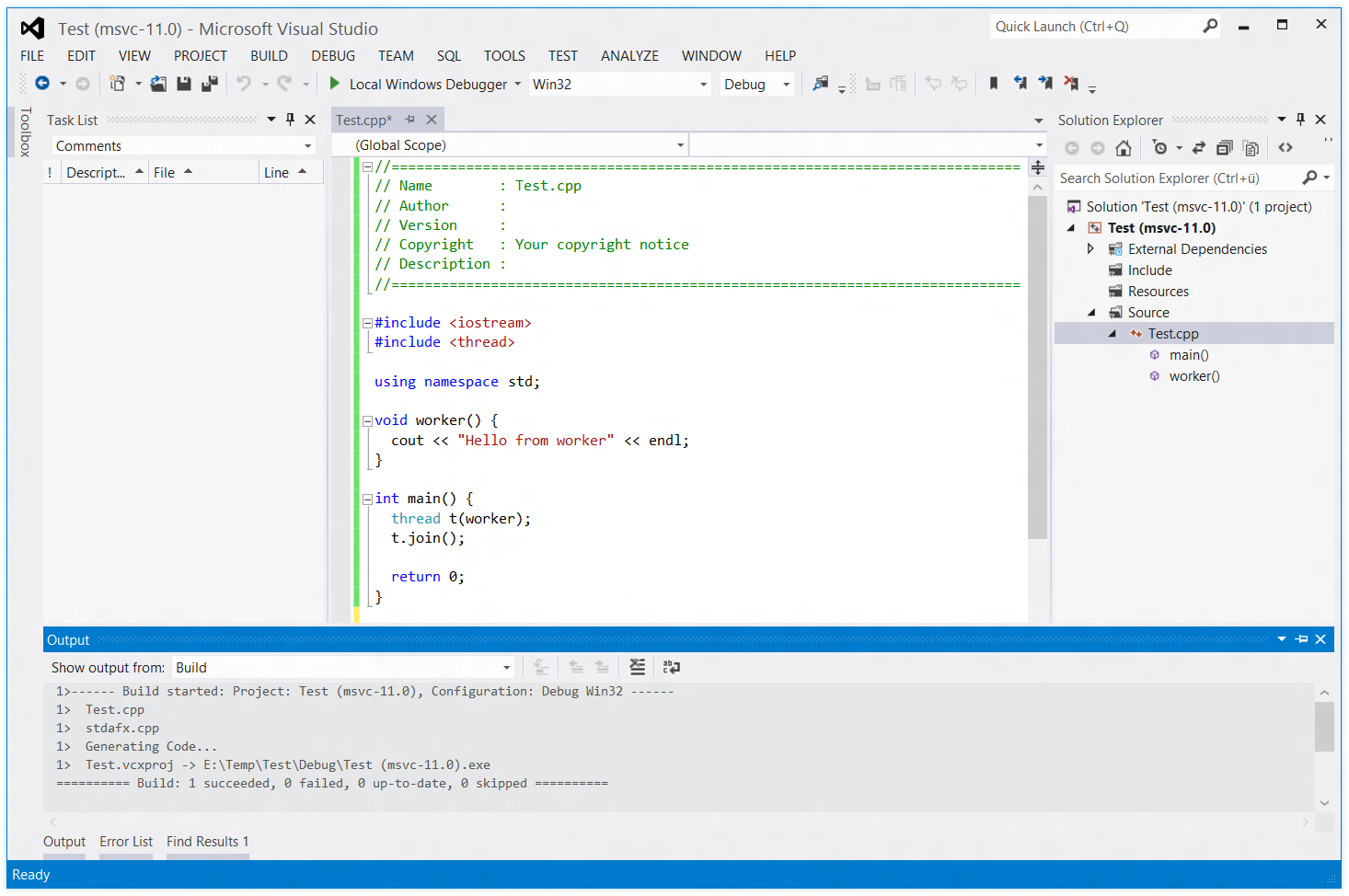 microsoft visual studio 2012